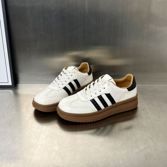 Damen sportliche Retro-Sneakers mit klassischem Design und atmungsaktiver Oberkonstruktion EB