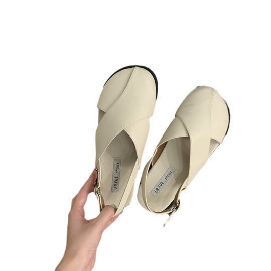 Damen Komfortable Sandalen mit praktischem Klettverschluss und modernem Schnitt EB