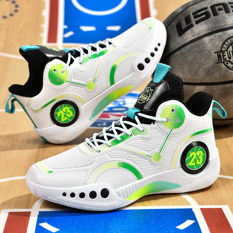 Damen Basketball-Sneaker mit hohem Schaft und rutschfester Sohle EB