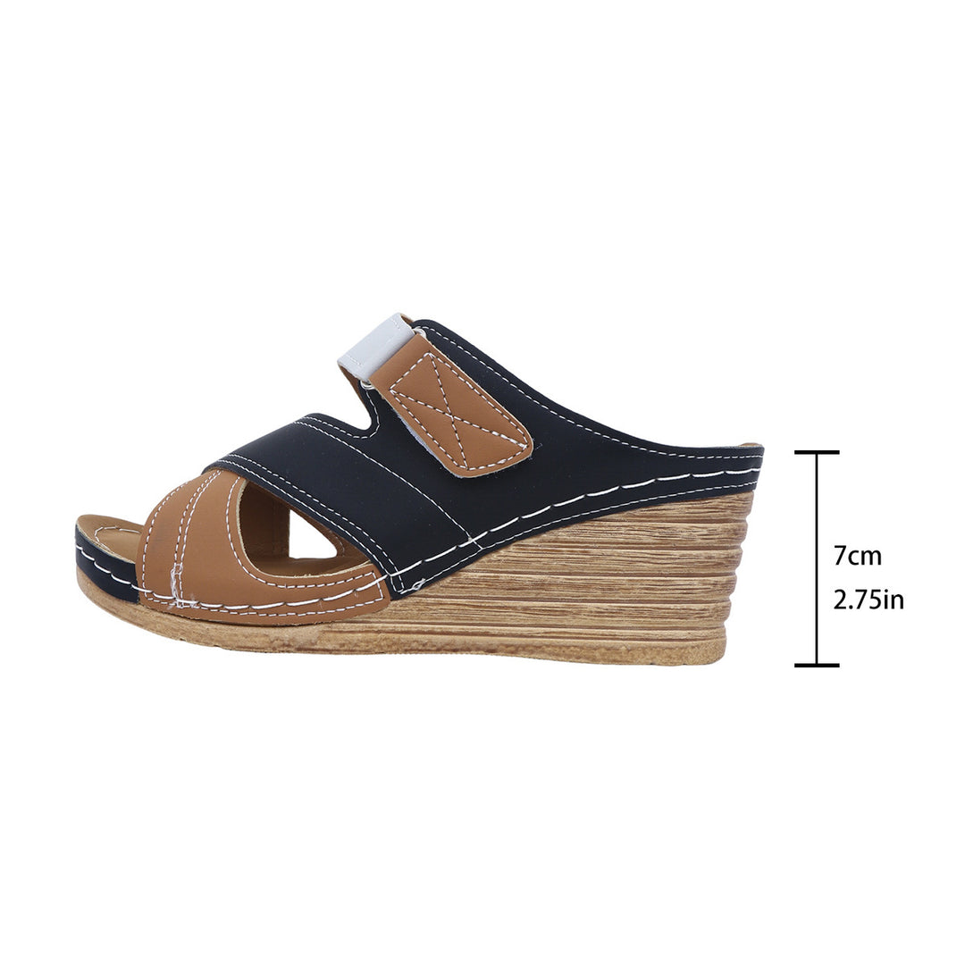 Damen Bequeme Keil-Sandalen EB