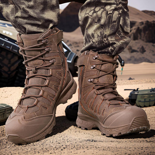 Herren Multifunktionale Trekkingstiefel mit rutschfester Sohle und hohem Knöchelschutz EB