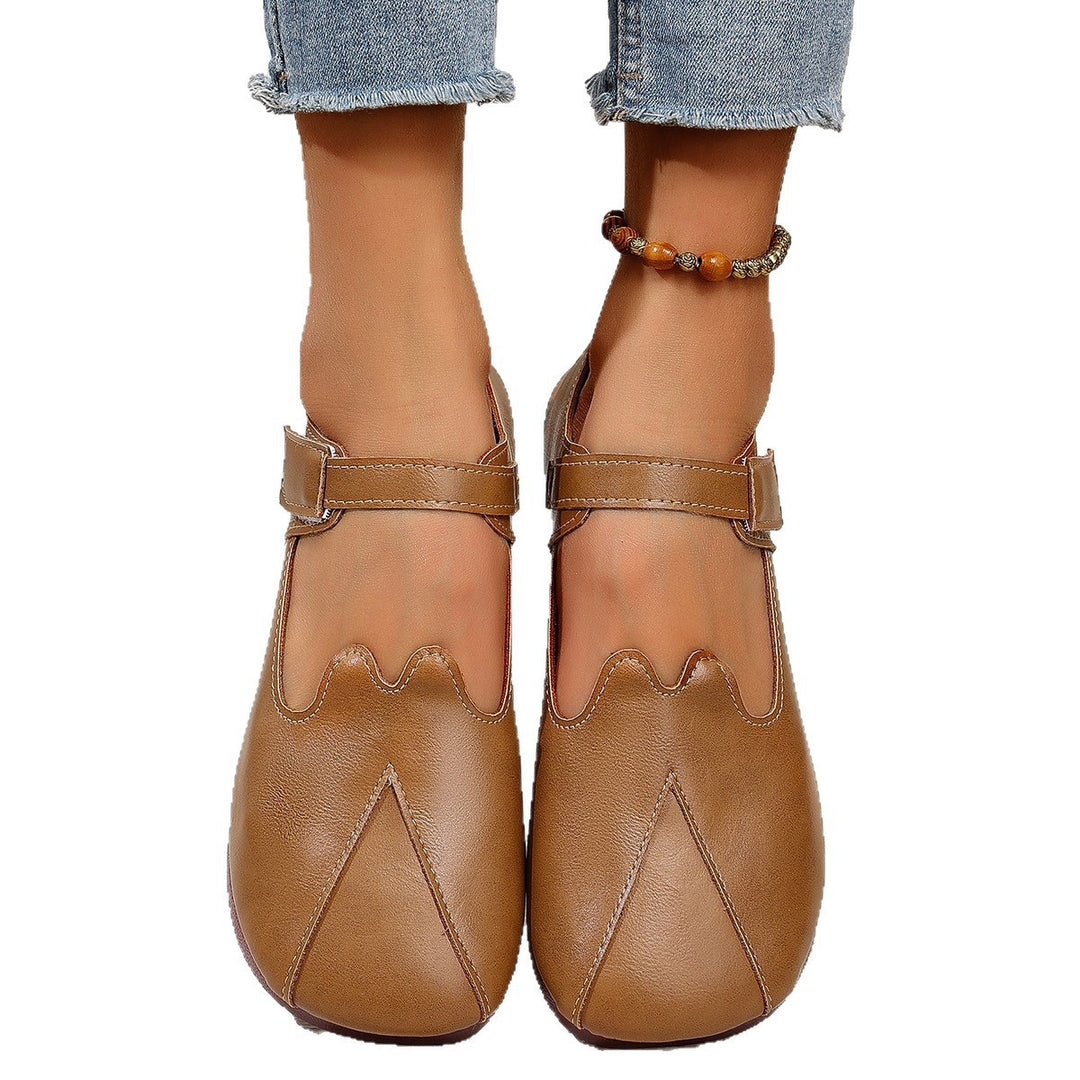 Damen Bequeme Sneaker mit verstellbarem Riemendesign EB