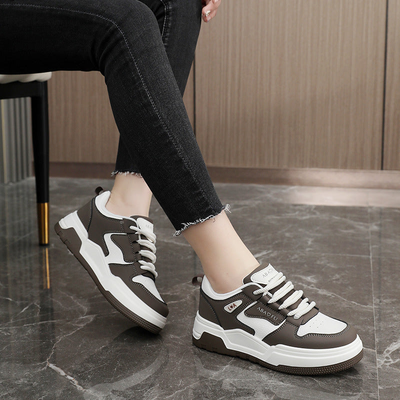 Damen Sportliche Chunky Sneakers mit rutschfester Sohle und atmungsaktiver Mesh-Oberfläche EB