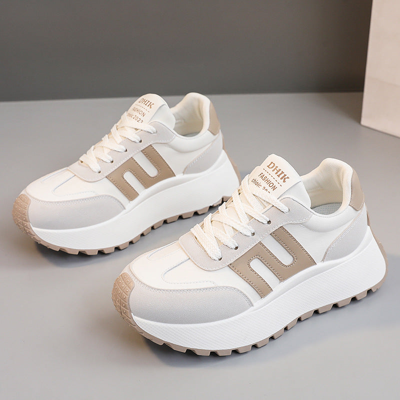 Damen High-Top Sneakers mit sportlichem Profil und rutschfester Sohle EB