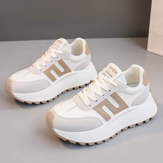 Damen High-Top Sneakers mit sportlichem Profil und rutschfester Sohle EB