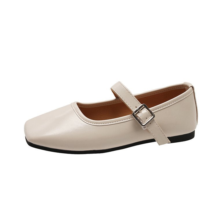 Damen Ballerinas mit verstellbarem Schnallenriemen und elegantem Design EB