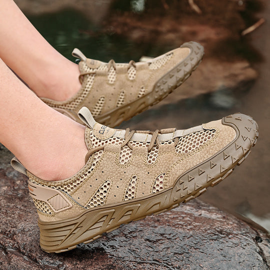 Damen Atmungsaktive Outdoor-Sneaker mit rutschfester Sohle EB