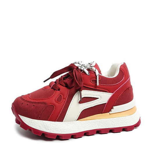 Damen Sportliche Komfort Sneakers mit dämpfender Sohle und einzigartigem Design EB