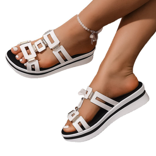 Damen Plattformsandalen EB