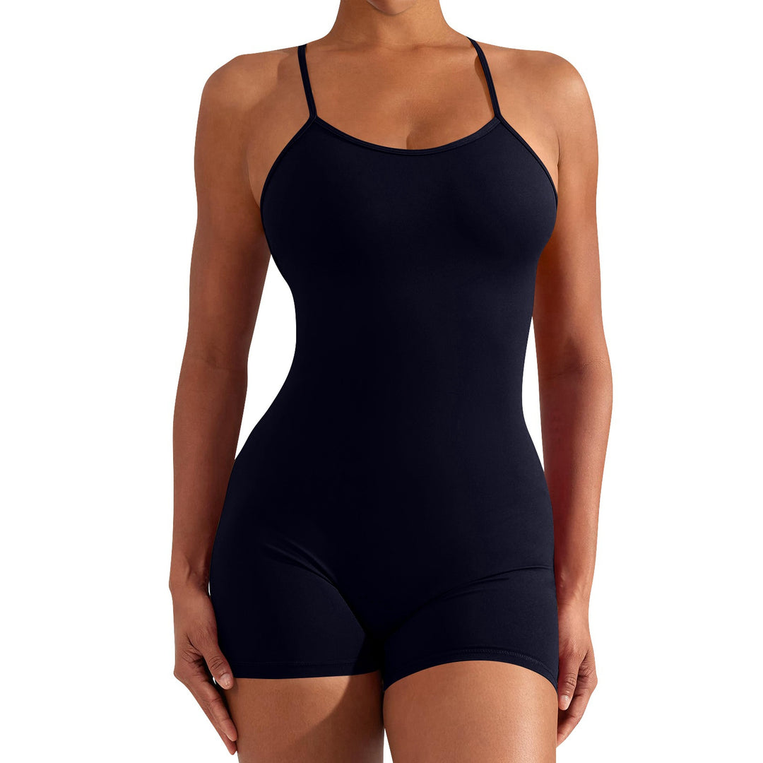Damen Sportlicher Einteiler für Fitness und Schwimmen EB