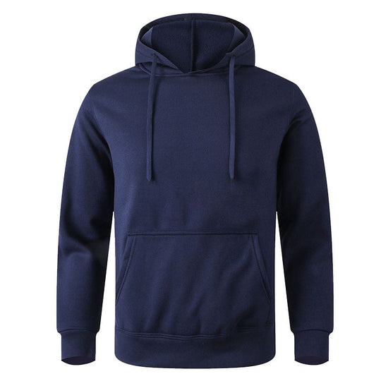 Unisex nan Heavyweight-Kapuzenpullover mit doppelt vernähter Kängurutasche, verstärkten Nähten und weichem Fleece-Innenfutter EB