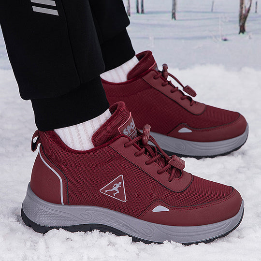 Damen Komfortable und dämpfende Sport Sneakers mit elastischem Schnellschnürsystem EB
