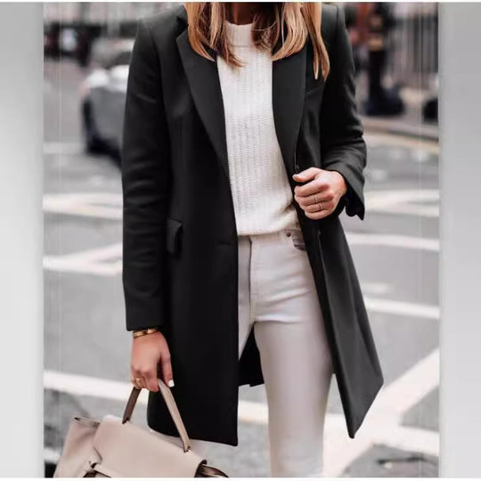 Damen eleganter taillierter Übergangsblazer EB