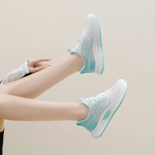 Damen Leichte und atmungsaktive Lauf-Sneaker mit flexibler Sohle EB