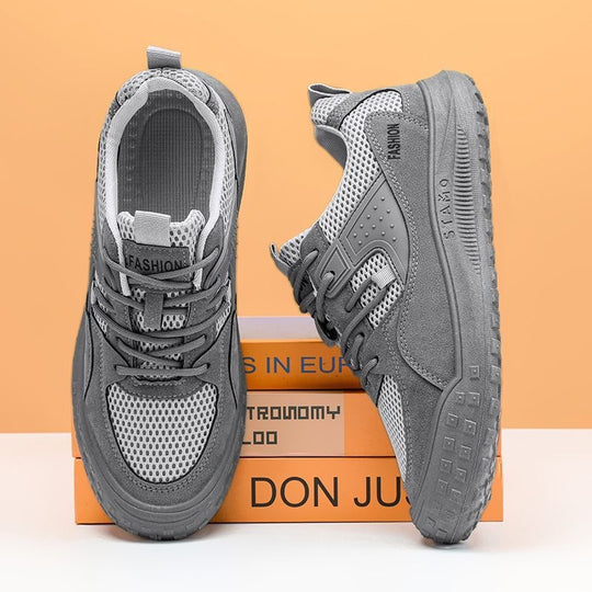 Damen Sportliche Sneaker mit atmungsaktiver Mesh-Oberfläche EB