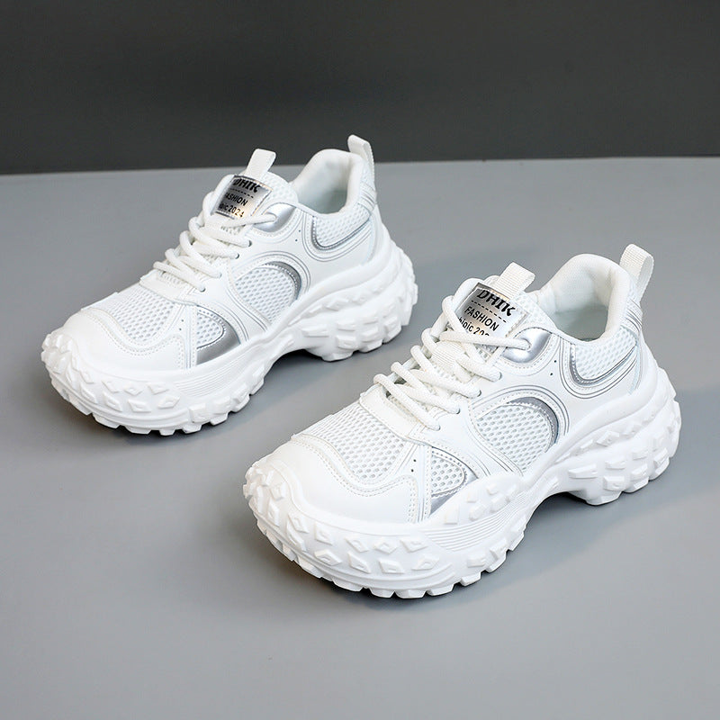 Damen atmungsaktive Freizeitsneaker mit dämpfender Sohle und modernem Laufdesign EB