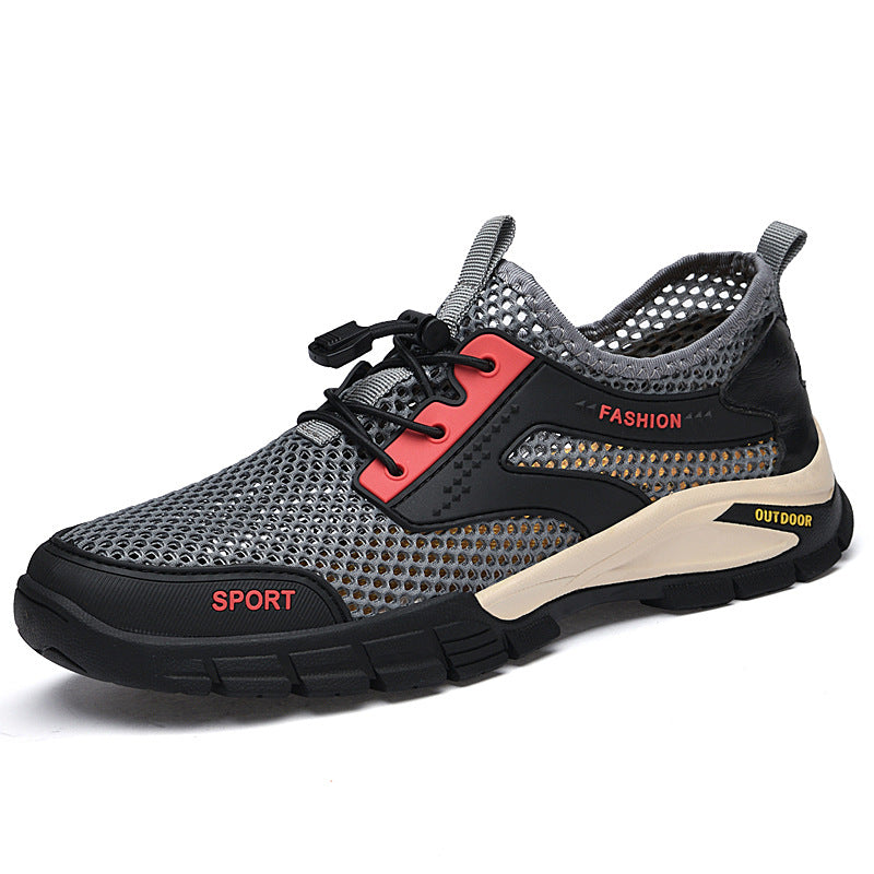 Damen Atmungsaktive Sportliche Sneaker mit Schnellverschluss EB