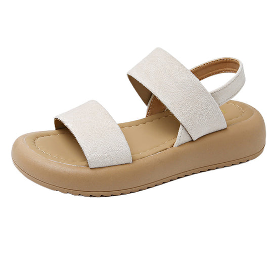 Damen Komfortable Sandalen mit minimalistischen Riemen EB