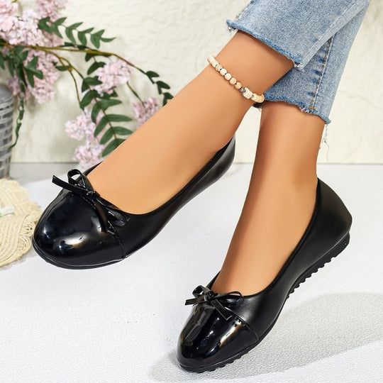 Damen Ballerinas mit schickem Schleifendetail EB