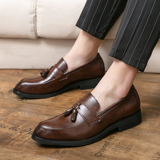 Herren Elegante Mokassins mit modischem Quastendesign EB