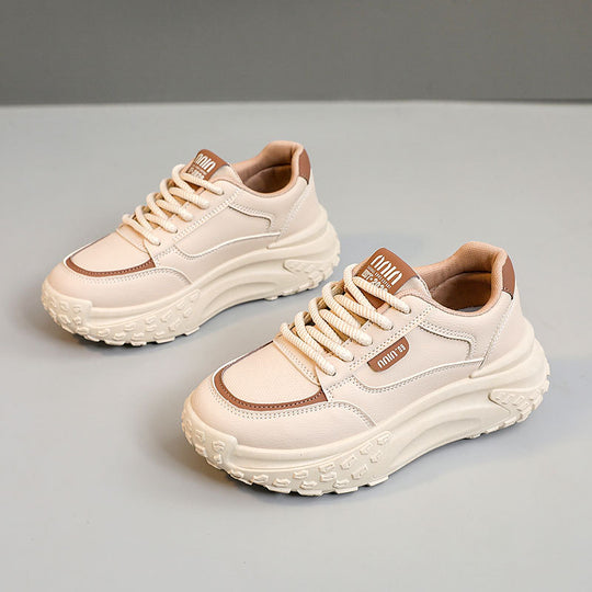 Damen Chunky Sneakers mit dämpfender Sohle und atmungsaktiver Obermaterialstruktur EB