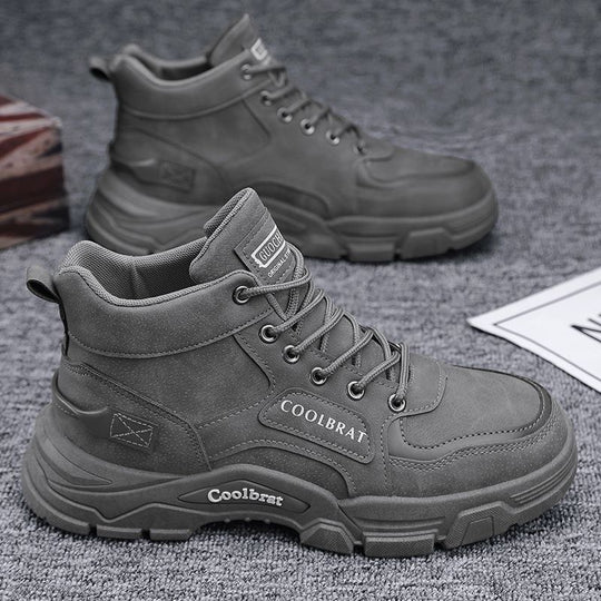 Damen robuste Schnürstiefel mit gepolsterter Innensohle EB
