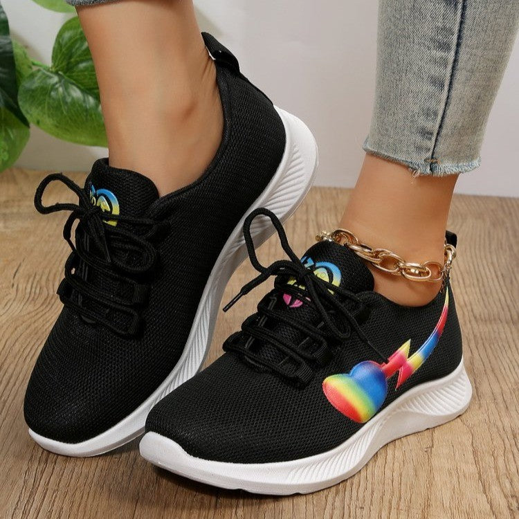 Damen Sportliche Lauf-Sneaker mit auffälligem Design EB