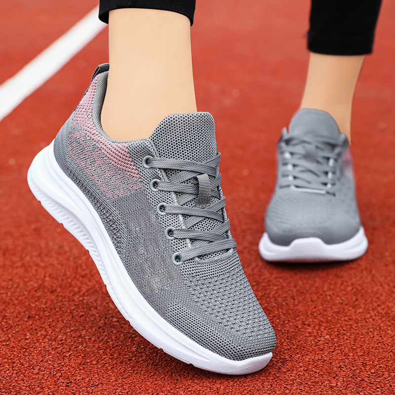 Damen Atmungsaktive Lauf-Sneaker mit flexiblem Obermaterial EB