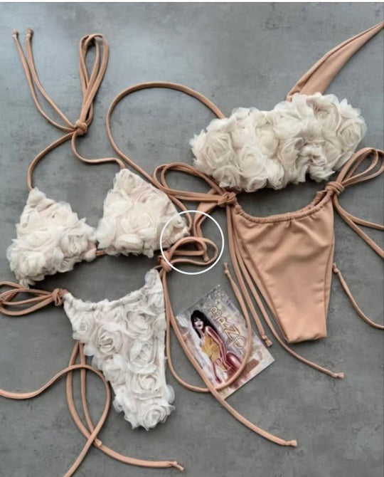 Damen Bikiniset mit floralem Design EB