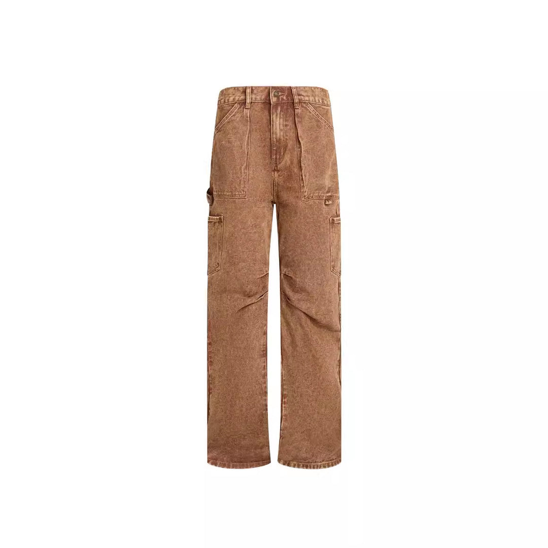 Damen Cargo-Jeans im lässigen Schnitt mit praktischen Taschen EB