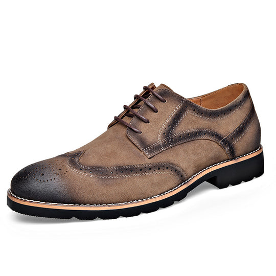 Herren Elegante und modische Brogueschuhe mit weichem Obermaterial EB