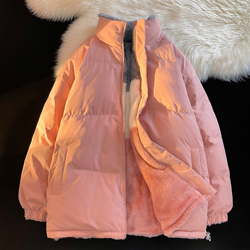 Damen Daunenjacke mit weichem Innenfutter und hohem Kragen EB