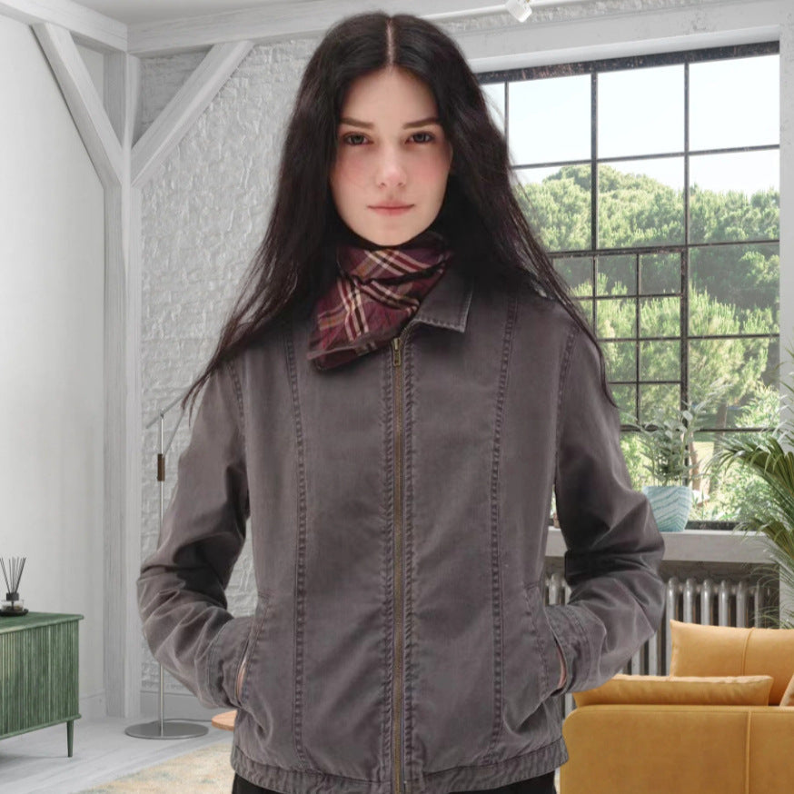 Damen Freizeitjacke mit lässigem Schnitt und praktischen Taschen EB