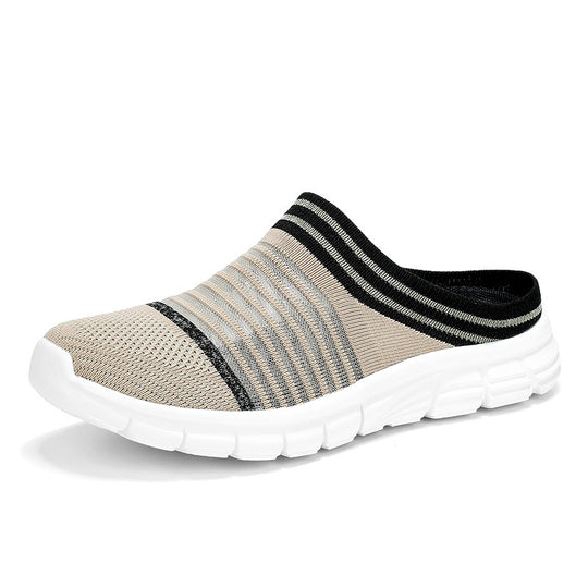 Damen Atmungsaktive Slip-On Sneakers mit elastischem Design und flexibler Sohle EB