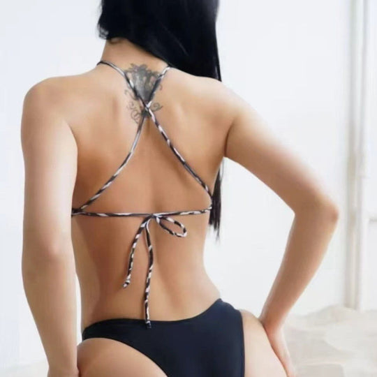 Damen Bustier-Bikinioberteil mit asymmetrischem Schnitt EB