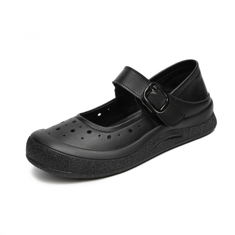 Damen Mary Jane Schuhe mit verstellbarem Riemen und anatomischer Sohle EB
