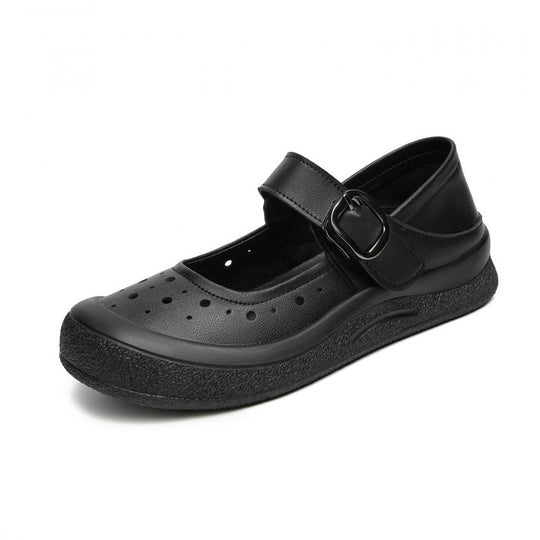 Damen Mary Jane Schuhe mit verstellbarem Riemen und anatomischer Sohle EB