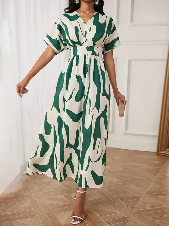 EB | Damenkleid mit bedruckter Taille