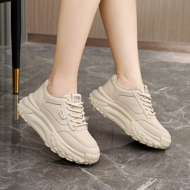Damen Chunky Sneakers mit dämpfender Sohle und atmungsaktiver Obermaterialstruktur EB