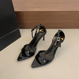 Damen Elegante und glamouröse Slingback-Pumps mit spitzem Absatz EB