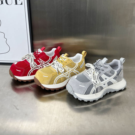 Damen vielseitige Sport Sneakers mit atmungsaktivem Mesh und robustem Obermaterial EB