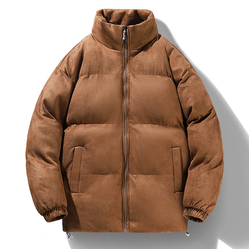 Damen wattierte Überjacke mit hohem Kragen und weichem Innenfutter EB