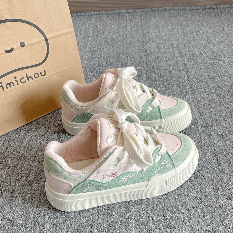 Damen Sneaker mit verspieltem Tierdesign und atmungsaktivem Obermaterial EB