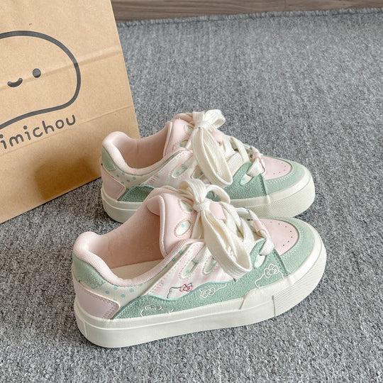Damen Sneaker mit verspieltem Tierdesign und atmungsaktivem Obermaterial EB