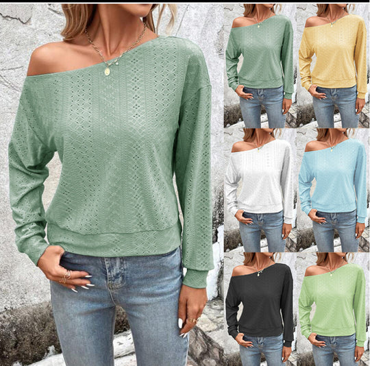 Damen Komfortables und stilvolles asymmetrisches Sweatshirt EB