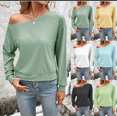 Damen Komfortables und stilvolles asymmetrisches Sweatshirt EB