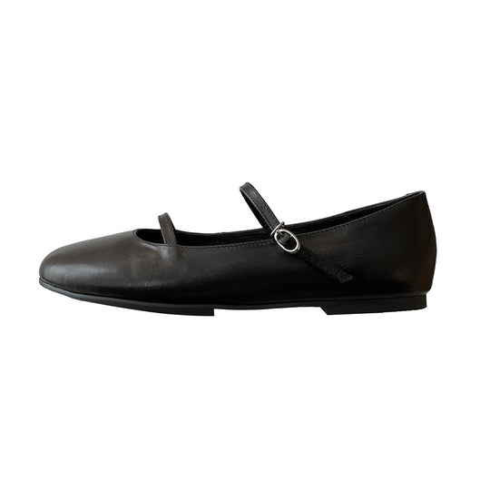 Damen Elegante Ballerinas mit modischem Riemchen und schimmerndem Obermaterial EB