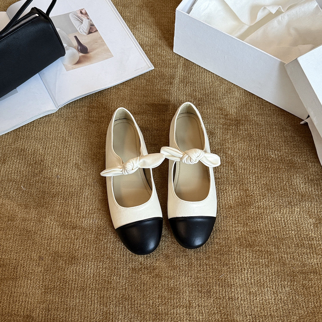 Damen Elegante Ballerinas mit modischem Schleifen-Detail und komfortabler Innensohle EB