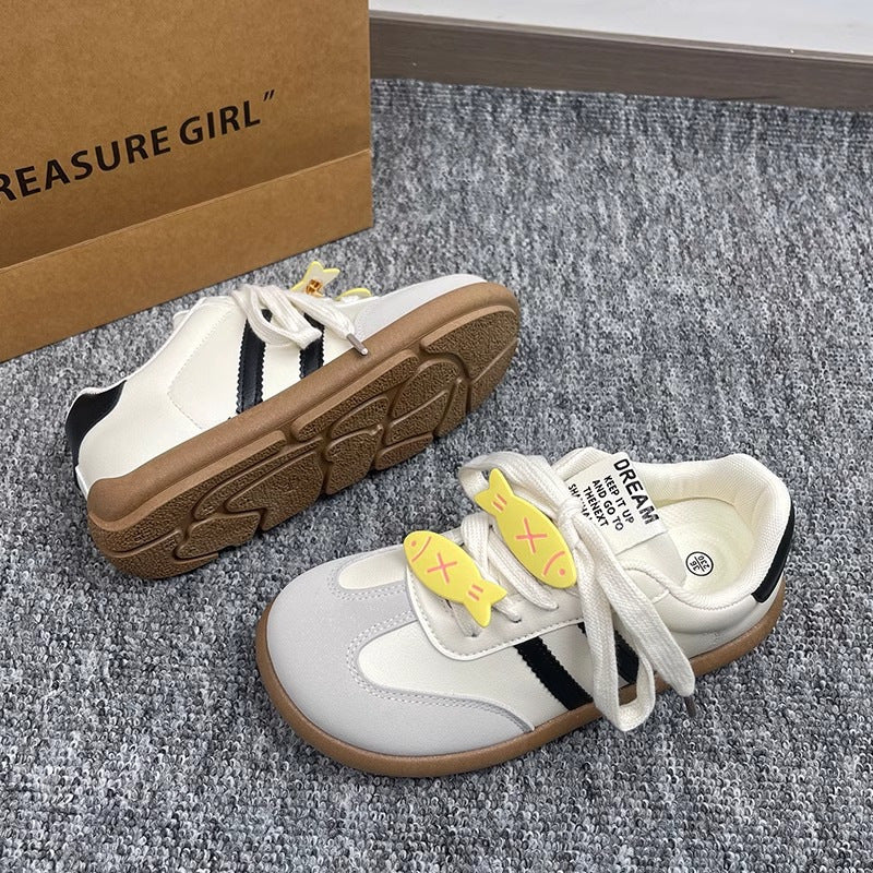 Damen Sportliche Sneakers mit verspieltem Design und stabiler Sohle EB