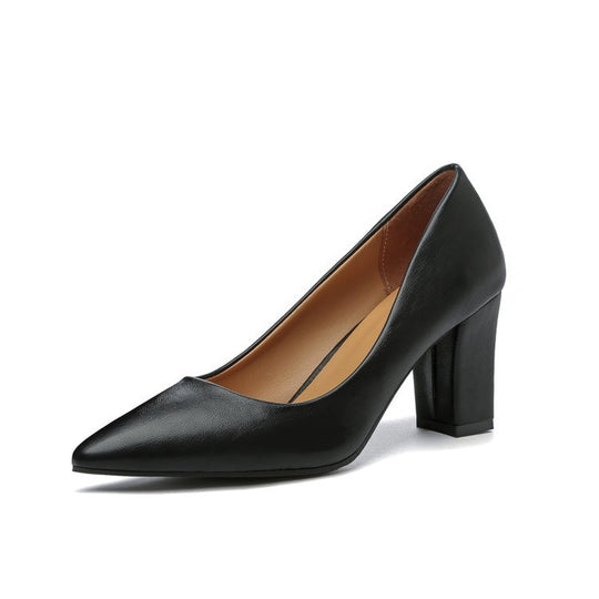 Damen elegante Pumps mit blockfester Sohle EB